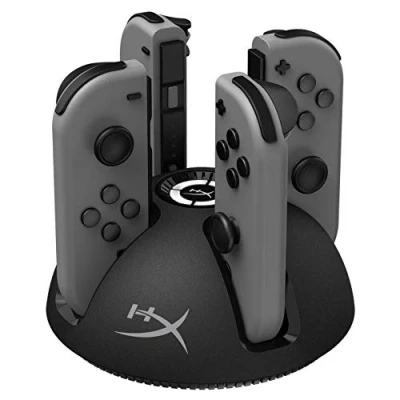 Afbeelding van HyperX ChargePlay QUAD Controller Oplaadstation Nintendo Switch Zwart