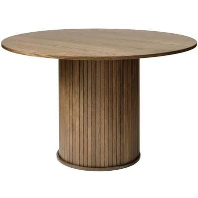 Afbeelding van Hygge Interiors Nola Ronde Eettafel Gerookt Eiken