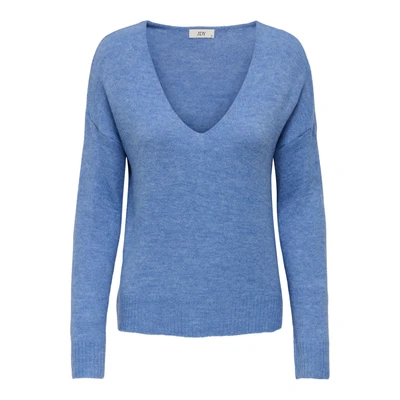 Afbeelding van JdY Jdyelanora L/S V hals trui. KNT Noos, Ebb en Flow, XS