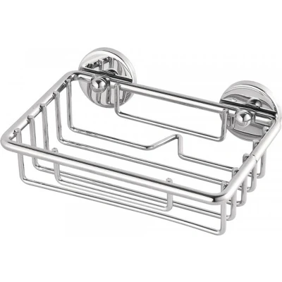 Afbeelding van tesa® Baath zeepmandje, verchroomd metaal, zelfklevend, 50 mm x 135 95