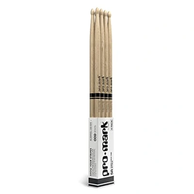 Afbeelding van Promark PW5AW 4P drumstokken 5A houten tip 4 Pack