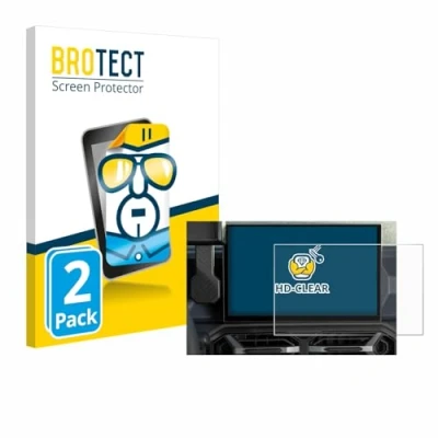 Afbeelding van BROTECT Screenprotector voor Dacia Duster Infotainment System (2024) Folie Beschermfolie transparant (2 Stuks)