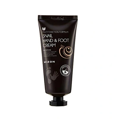 Afbeelding van [Mizon] Hand en voetcrème met slakken Baba extract (100 ml) hydraterende kalmerende crème voor de droge huid, handen, ellebogen hielen, huidreparatie {Snail &amp; Foot Cream }