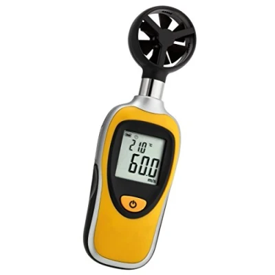 Afbeelding van TFA Dostmann Wind Bee windmeter, eenvoudige meting van de windsnelheid, temperatuurweergave, statiefschroefdraad