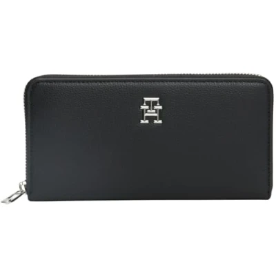 Afbeelding van Tommy Hilfiger Essential Large Portemonnee, Dames, Maat: One Size, Black