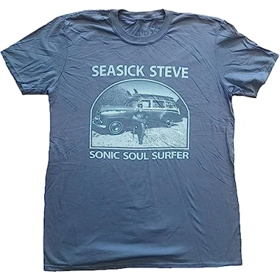 Afbeelding van Seasick Steve Sonic Soul Surfer Heren T shirt M Blauw