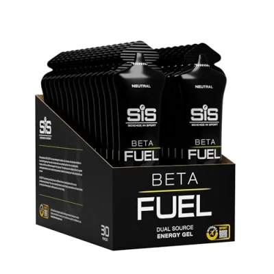 Afbeelding van Science in Sport BETA Fuel Dual Source Gel 30 x 60ml Niet gearomatiseerd Energiereiches Kohlenhydrate mit 40g Leicht verdauliches Energy für optimale Leistung