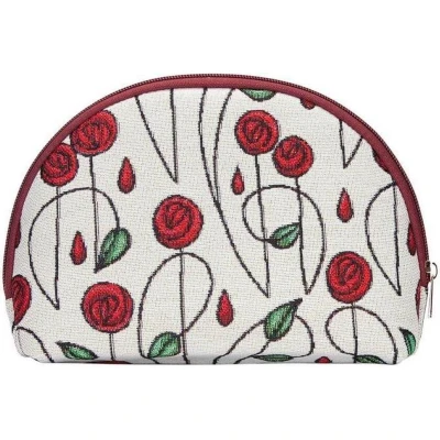 Afbeelding van Signare Make up tasje Simple Rose Mackintosh Rozen
