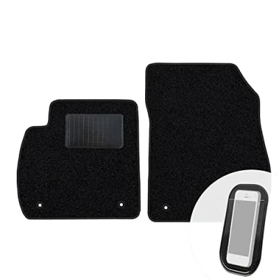 Afbeelding van moto MOLTICO Automatten Velours Autofrontmat Set van 2 Matten Voor de Voorkant Auto Bijpassend Opel Zafira C Tourer 2012 2019