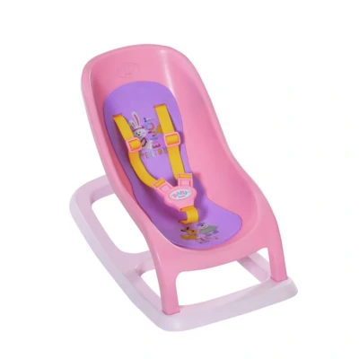 Afbeelding van BABY Born Bouncing Chair For 43 cm Doll With Safety Straps Easy Small Hands, Creative Play Promotes Empathy and Social Skills, Toddlers 3 Years Up