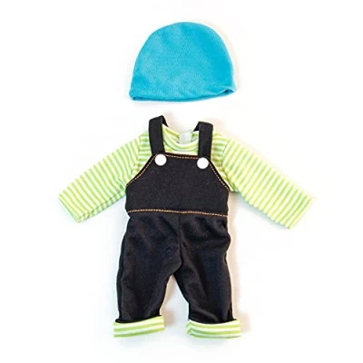 Afbeelding van Miniland 31645 poppenkleding, wit, groen, blauw, bruin
