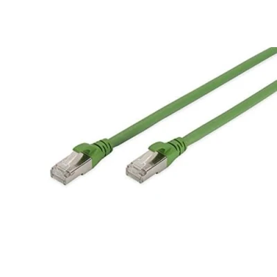 Afbeelding van DIGITUS LAN kabel Cat 6A 2m PUR netwerkkabel S/FTP afgeschermd Olie &amp; UV bestendig Compatibel met Grijs