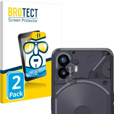 Afbeelding van BROTECT (2 Stuks) Schermbeschermer voor Nothing Phone (2) (ALLEEN Camera Lens) Screen Protector Transparant