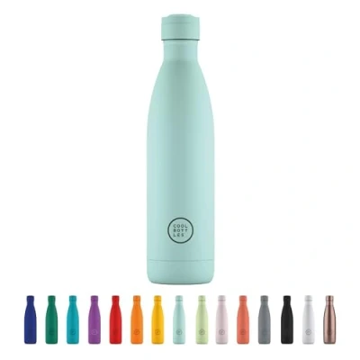 Afbeelding van Cool Bottles Stainless Steel Water Bottle 750 ml Pastel Sky 30,5 x 7 cm Luchtdichte thermosfles Koude dranken 36 uur en warme 18 Triple Technologie BPA Vrij