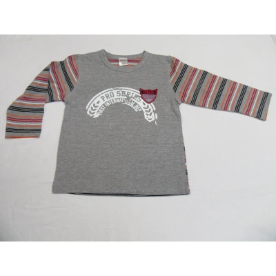 Afbeelding van Dirkje , jongen t shirt lange mouw grijst pro series 110 5 jaar