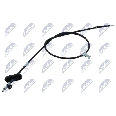 Afbeelding van NTY HLR PL 034 Handremkabel Links achter 1685, 1815mm Schijfremmen OPEL: Astra J Hatchback