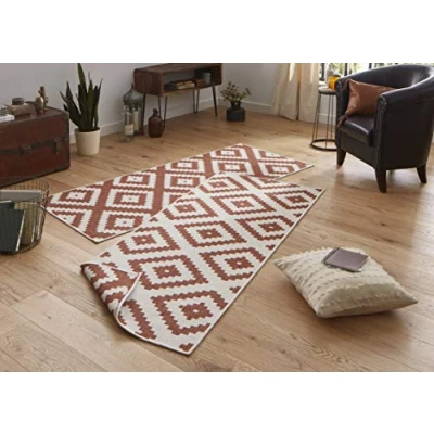 Afbeelding van Buiten Loper Malta Terra 80x250cm Meerkleurig 123vloerkleed.nl is de online webshop voor vloerkleden en woonaccessoires.