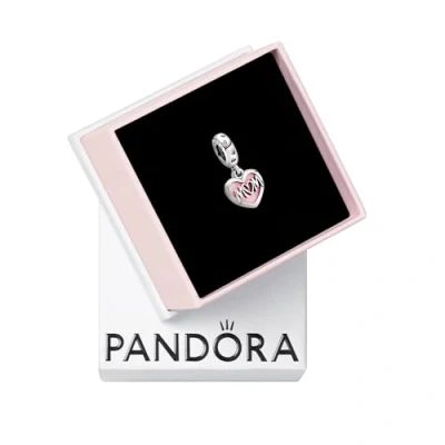 Afbeelding van Pandora 798887C01 Hangbedel zilver Mum Script Heart