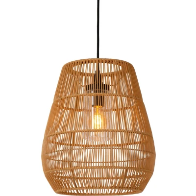 Afbeelding van Lucide Nerida Hanglamp Buiten Ø 35 Cm 1xe27 Ip44 Naturel