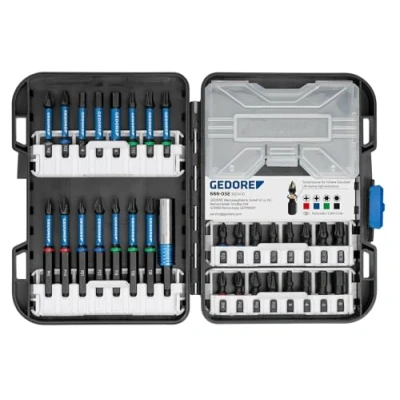 Afbeelding van GEDORE Torsions bitset 666 032 hoogwaardige voor professionals 32 delige set incl. praktische opbergkoffer met bithouder