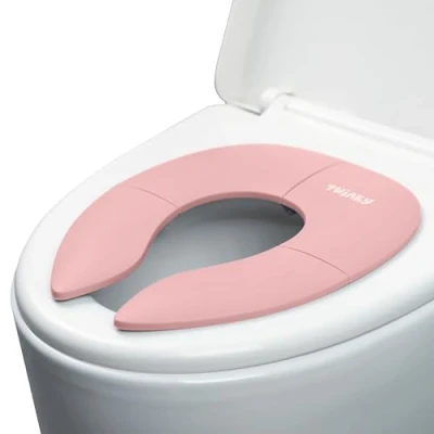 Afbeelding van Twinky® Mini Potty 2 in 1 Baby WC Verkleiner &amp; Toilettrainer Opvouwbare Toilet Zitje Toiletbril Kinder Bril