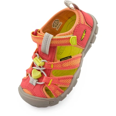Afbeelding van Keen Seacamp II CNX Children Unisex Outdoorsandalen voor kinderen, Maat: 24, Obviously orange Kunststof/ textiel