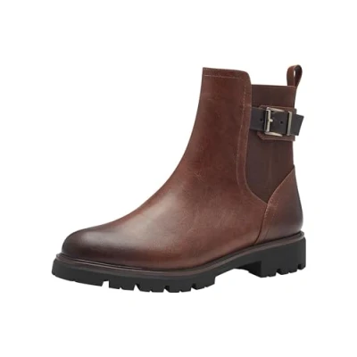 Afbeelding van MARCO TOZZI Chelsea laarzen 2 25463 43 voor dames, Cognac Kam, 40 EU