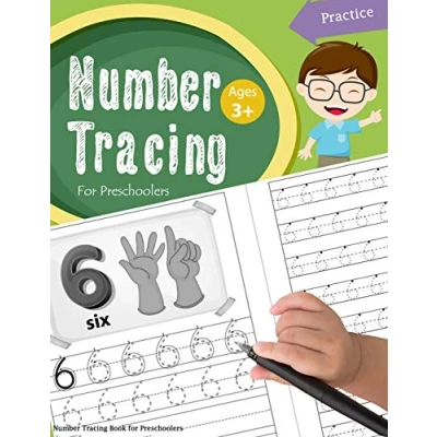 Afbeelding van Number Tracing Book for Preschoolers: books kids ages 3 5,Number workbook,Number Writing Practice Book,Number Book. Learning the easy Maths kids: 2
