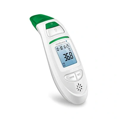 Afbeelding van medisana TM 750 Sluit Digitale 6 In 1 Klinische Oorthermometer Aan met Visueel Koortsalarm, Geheugenfunctie en Bluetooth voor Baby&#039;s, Kinderen Volwassenen