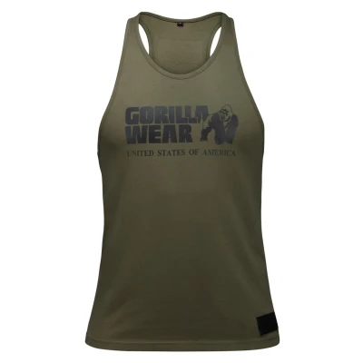 Afbeelding van Gorilla Wear Classic Top, Heren, Maat: Large, Dark green