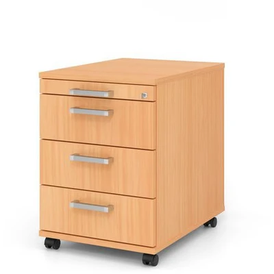 Afbeelding van Ladeblok 3 Lades Verrijdbaar Beuken 42,8 x 58 59 cm Signa Ac30 CE