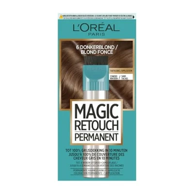 Afbeelding van 1+1 gratis: L&#039;Oréal Magic Retouch Permanent 6 Donkerblond 95 g