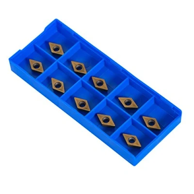 Afbeelding van Doos Van 10 Stuks Roterende Inserts CNC Rhombus Carbide Form DCMT070204 HM YBC251 Draaddraaigereedschap Voor Staal Draaibanken, Freesmachines