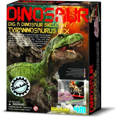 Afbeelding van 4m Kidzlabs: graaf je dinosaurus op t rex (franstalig)
