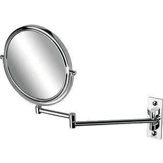 Afbeelding van Geesa Mirror Collection scheerspiegel 2 armig 3x vergrotend (chroom) Ø