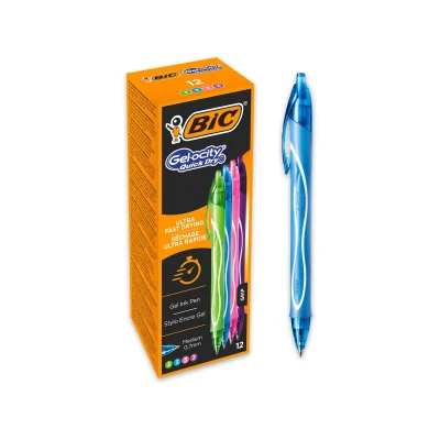 Afbeelding van Gelpen Bic Gel Ocity Quick Dry 4 Colours 0,3 mm 12 Onderdelen