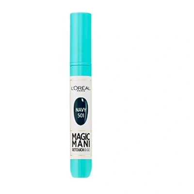 Afbeelding van L&#039;Oréal Magic Mani Retouch &amp; Go Nagellak 501 Navy
