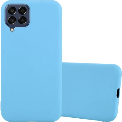 Afbeelding van Cadorabo Hoesje geschikt voor Samsung Galaxy M33 5G in CANDY BLAUW Beschermhoes gemaakt van flexibel TPU silicone Case Cover