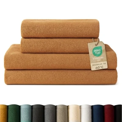 Afbeelding van Blumtal Terry Handdoeken Set 2 x Baddoek &amp; Handdoek: Pompoen