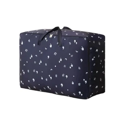 Afbeelding van HDGSAFD 1 stuk Zip Pillow Opbergtas, Onderbed Dekbedovertrek Quilt Blauwe Thuis Essentials Opbergtas Groot Maat