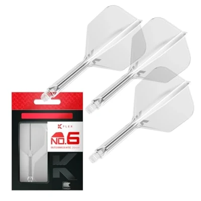 Afbeelding van TARGET K FLEX CLEAR NO6 DART FLIGHTS/SHAFTS INTERMEDIATE