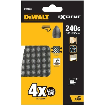 Afbeelding van DeWalt Accessoires Mesh schuurgaas 100x150mm K240 DTM8555 QZ