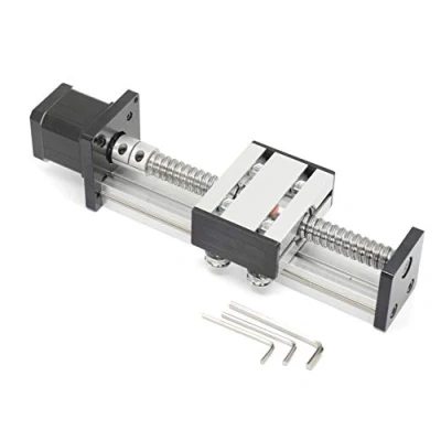 Afbeelding van Befenybay 100mm Reizen Lengte Lineaire Rail Gids Balschroef SFU1605 met NEMA17 Stappenmotor voor DIY CNC Router Onderdelen X Y Z Stage Actuator