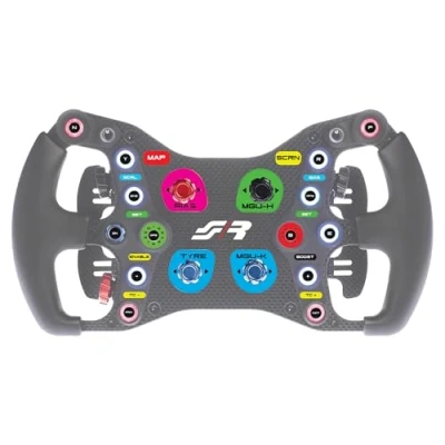 Afbeelding van Simoni Racing SRS9 stuurwielsticker voor rijsimulator