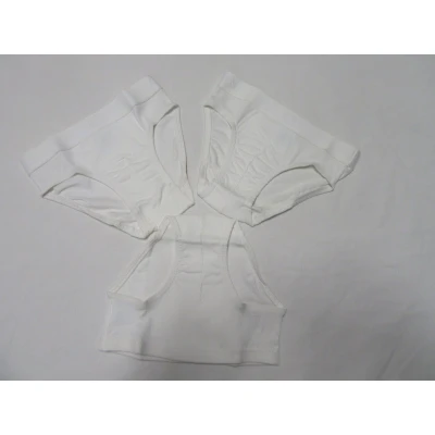 Afbeelding van petit bateau , jongens, onderbroek slip 3 pack wit 6 jaar 114