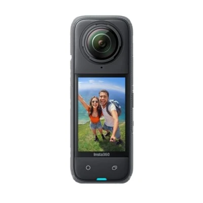Afbeelding van Insta360 X4 8K Waterdichte 360 actiecamera, 4K groothoekvideo, onzichtbare selfiestick effect, verwijderbare lensbeschermers, 135 min batterijduur, AI bewerking