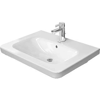 Afbeelding van Duravit Durastyle wastafel 80x48cm 1 kraangat met overloop wit