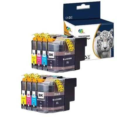 Afbeelding van Caidi® LC22UXL Vervanging voor Brother LC22U XL inktcartridges met hoge capaciteit compatibel DCP J785DW MFC J985DW printer (2 set)