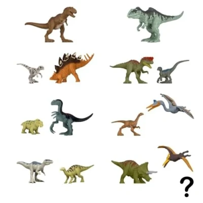 Afbeelding van Jurassic World Minis Surprise 1 doosje met daarin 2 figuren Spaar ze allemaal