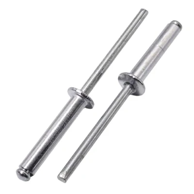 Afbeelding van SKIR&#039;CO (200 stuks) Aluminium blindklinknagels 4,8 x 26 mm, stalen doorn, popklinknagels, koepelkop, DIN 7337 klinknagels